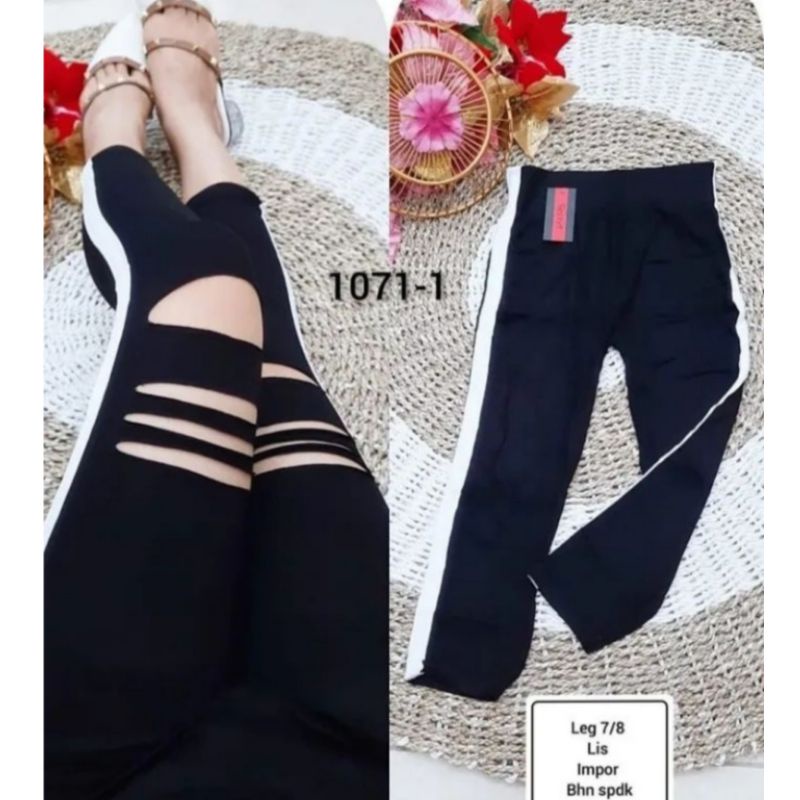 Legging Sobek 7/8 / Leging Import / Lejing Wanita