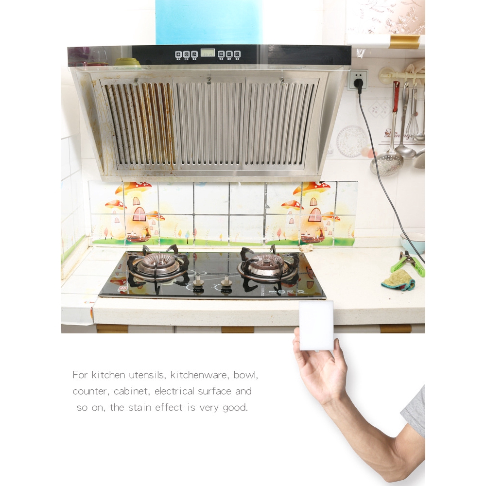 10*6*2cm Magic Sponge Eraser, Kitchen Duster wipes Home Clean Dish Cleaning Nano, White Melamine Sponge Magic Car Sponge Eraser