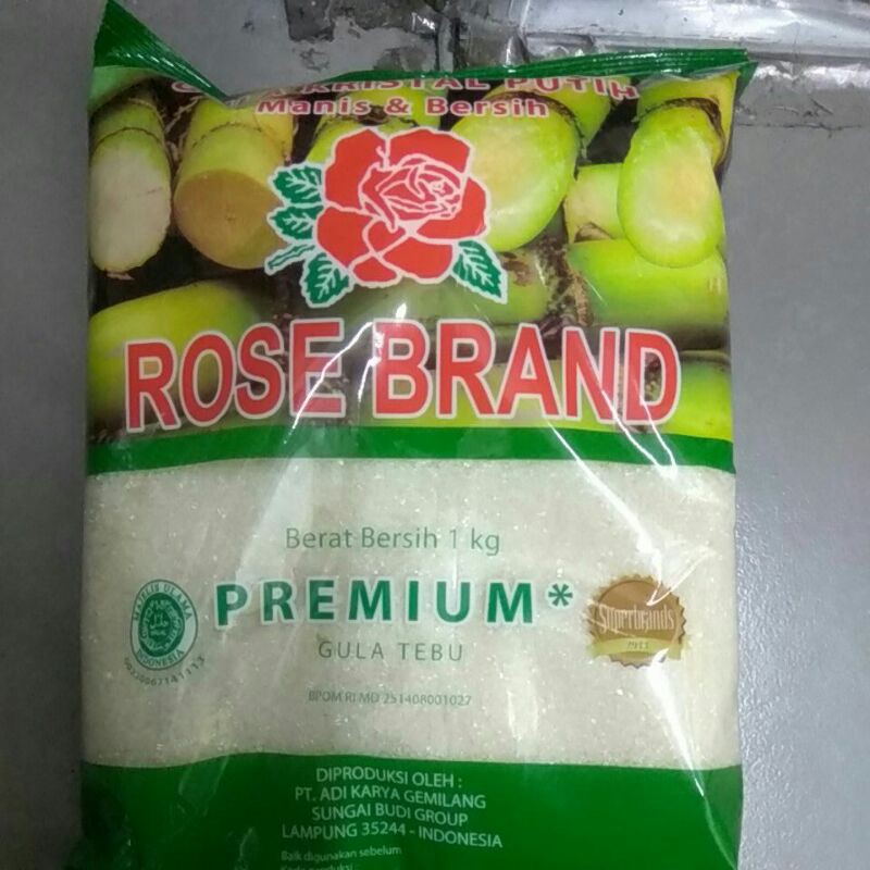 

GULA PASIR MERK ROSE BRAND 1 KG