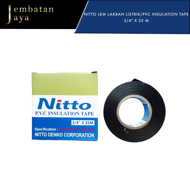 Jual Nitto Lem Lakban Listrik Pvc Insulation Tape X M Shopee Indonesia