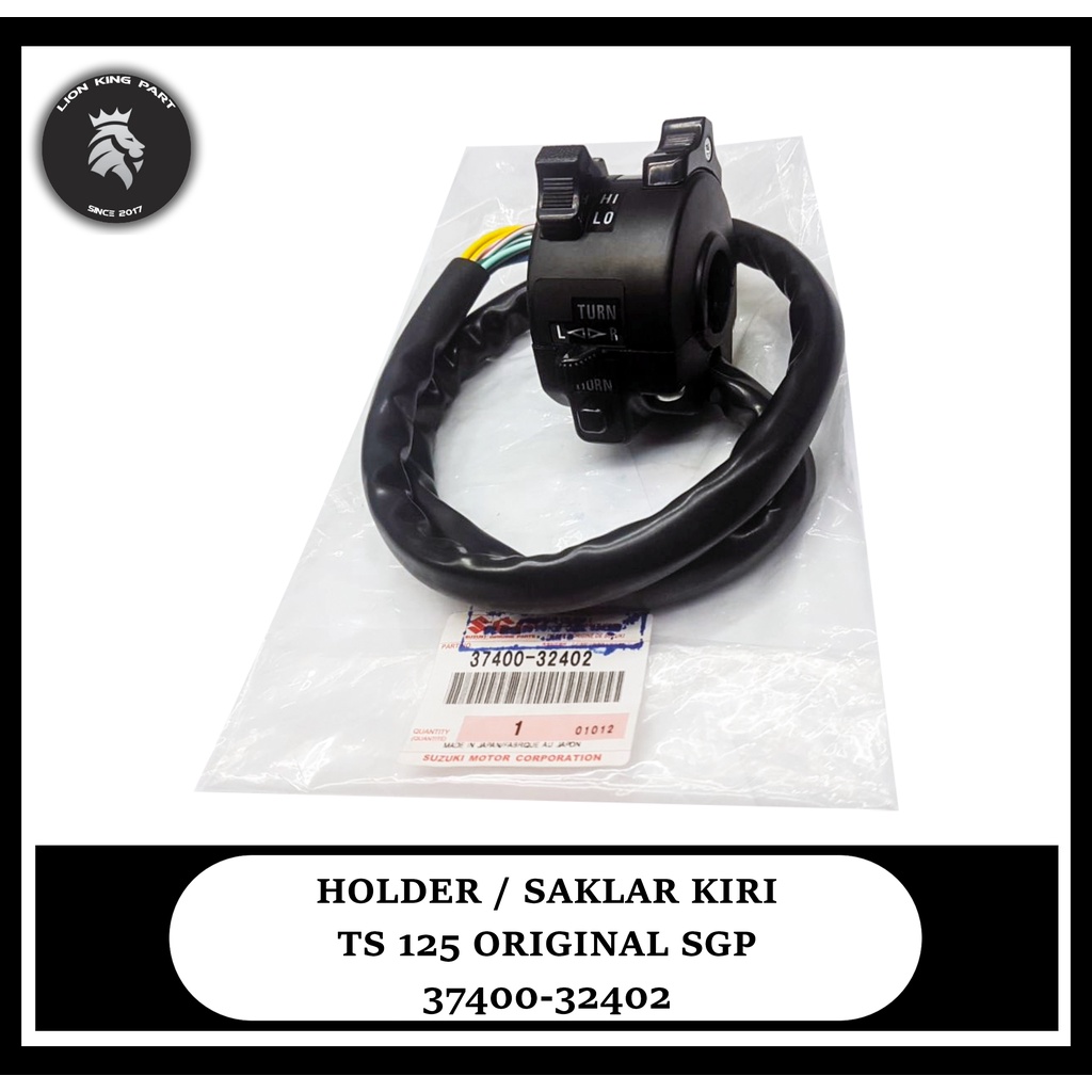 HOLDER SAKLAR KIRI TS 125 TS125 ORIGINAL SGP JEPANG 37400-32402