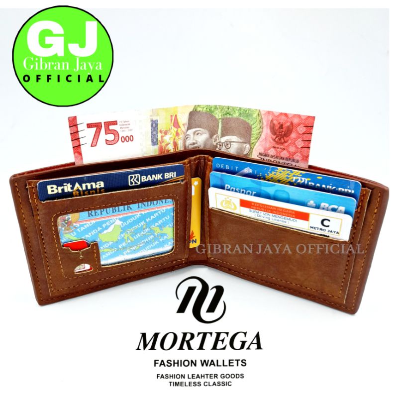 Dompet Pria Kulit Sintetis Import Ukuran Standart