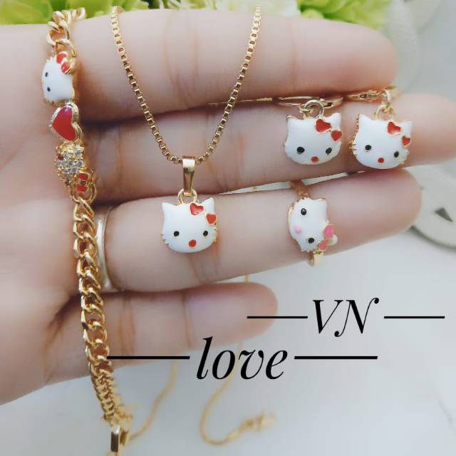 Xuping set perhiasan lapis emas 24k 2130