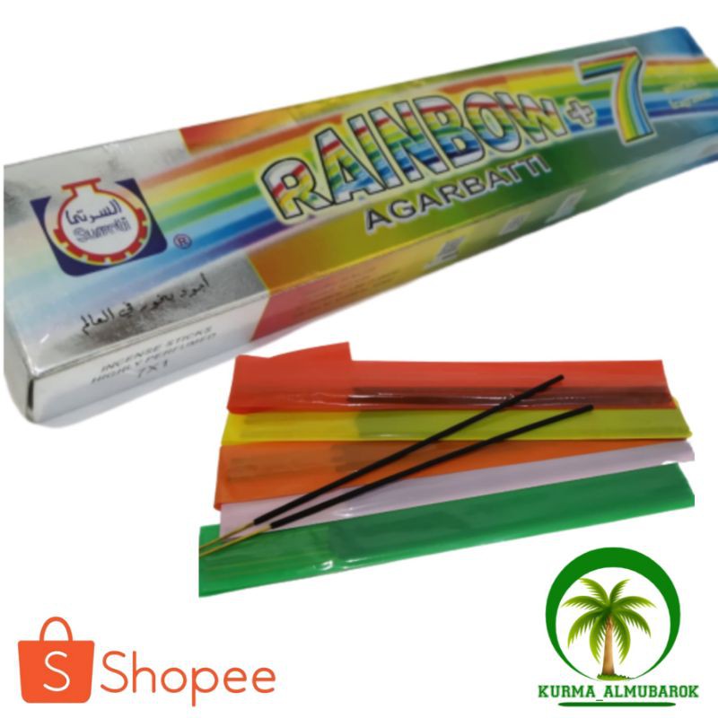Buhur Rainbow / Dupa Haji RAINBOW / Surati Buhur India Stik Lidi Rainbow Agarbati