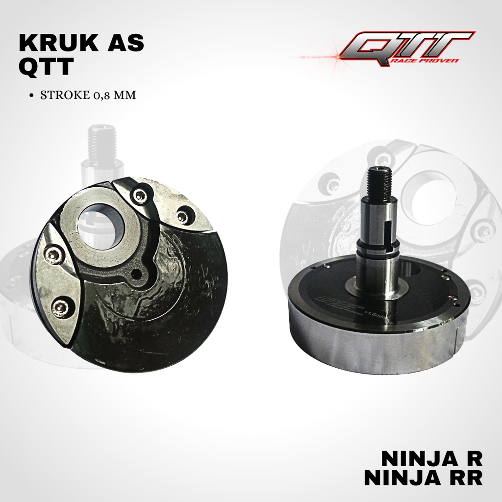 Crankshaft Kruk as QTT Ninja R Rr zx + 0,8 (total 1.6mm)