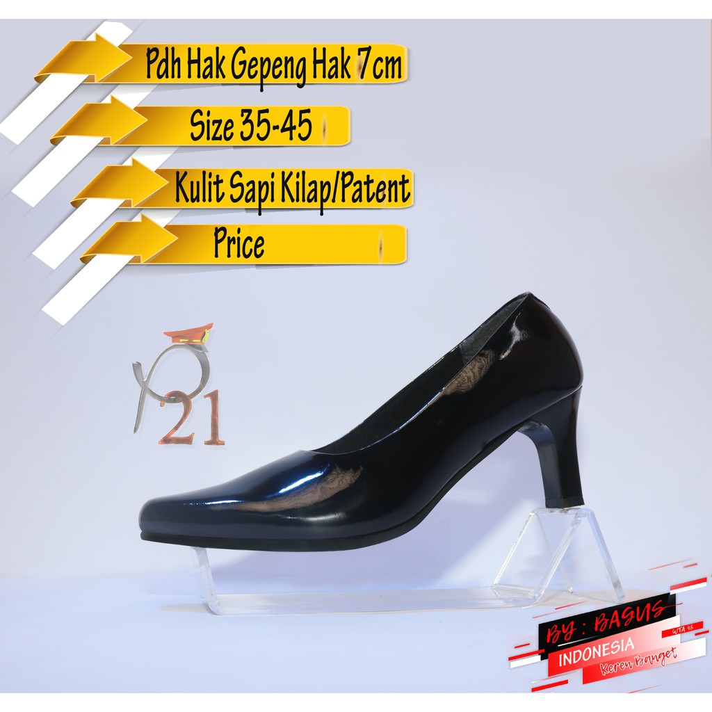 SEPATU WANITA / P21 / PDH HAK GEPENG