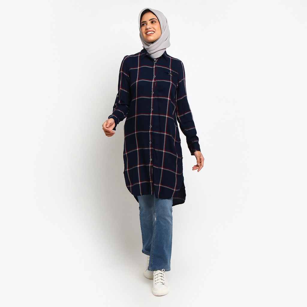 

Flamoush Kindia Navy Casual Shirt