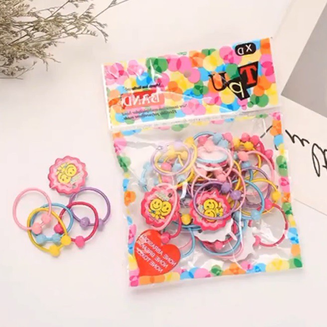 Ikat Rambut Anak Set 50 Little Girl Elastic Hair Band