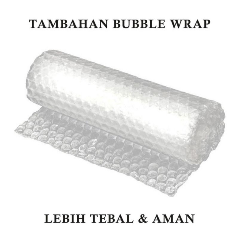 

TAMBAHAN BUBBLE WRAP PACKING AMAN DAN TEBAL BUSA