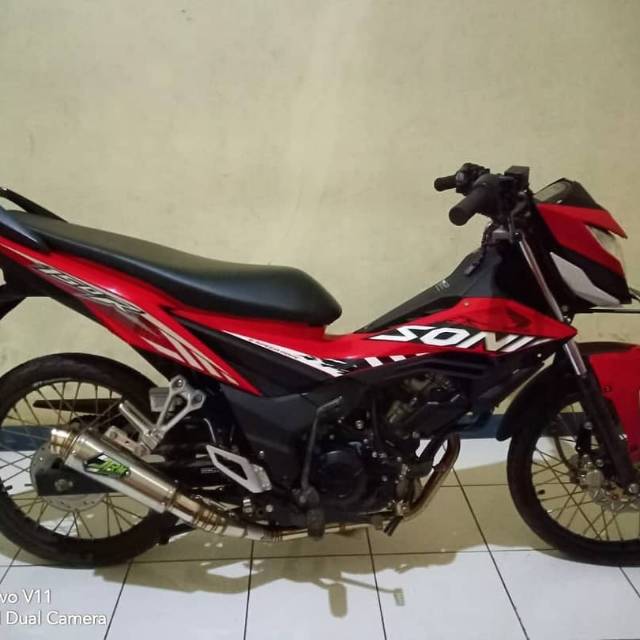 Knalpot Sonic 150cc Full Stainless JRM Racing Muffler