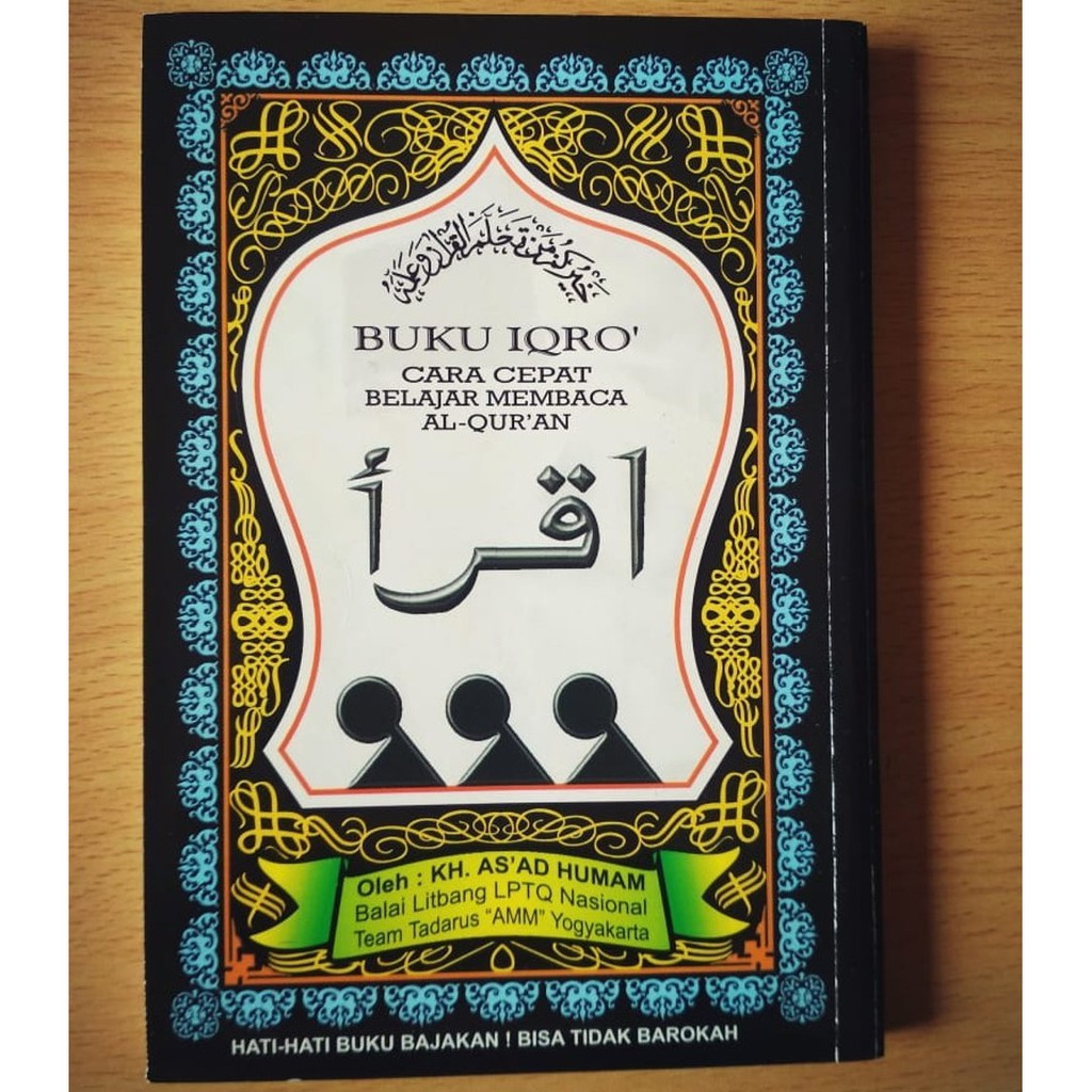 Buku IQRO Iqra BESAR Kertas CD Bendel Jilid 1 sampai 6 AMM