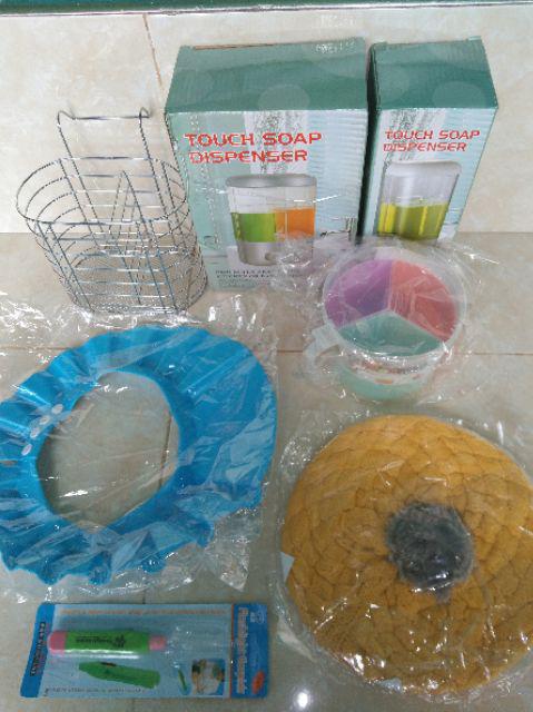 2 In 1 Liquid Dispenser Soap 2 Tabung Dispenser Sabun Manual