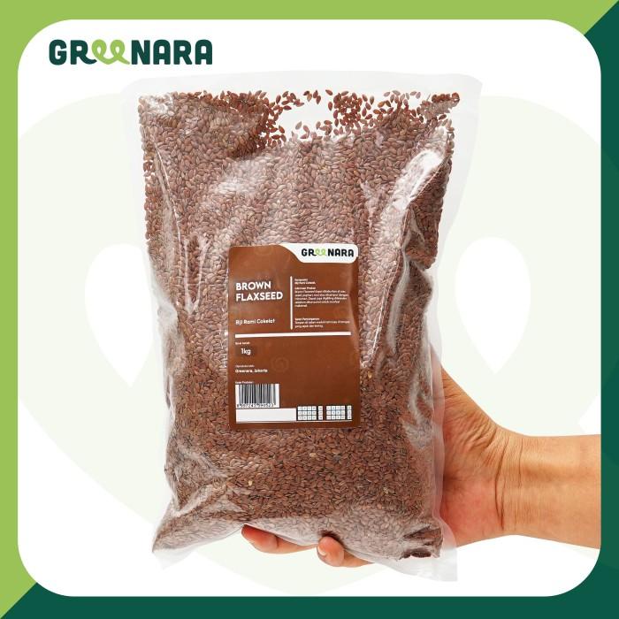 

Natural Brown Flaxseed 1kg Berkualitas