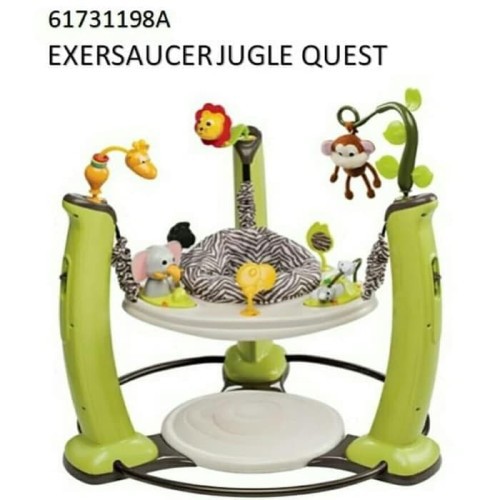 EVENFLO EXERSAUCER JUMP AND LEARN JUGLE QUEST