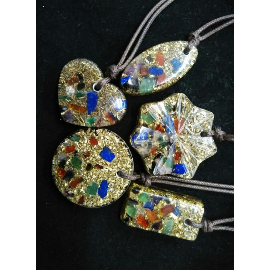 KALUNG / PENDANT OVAL ORGONITE