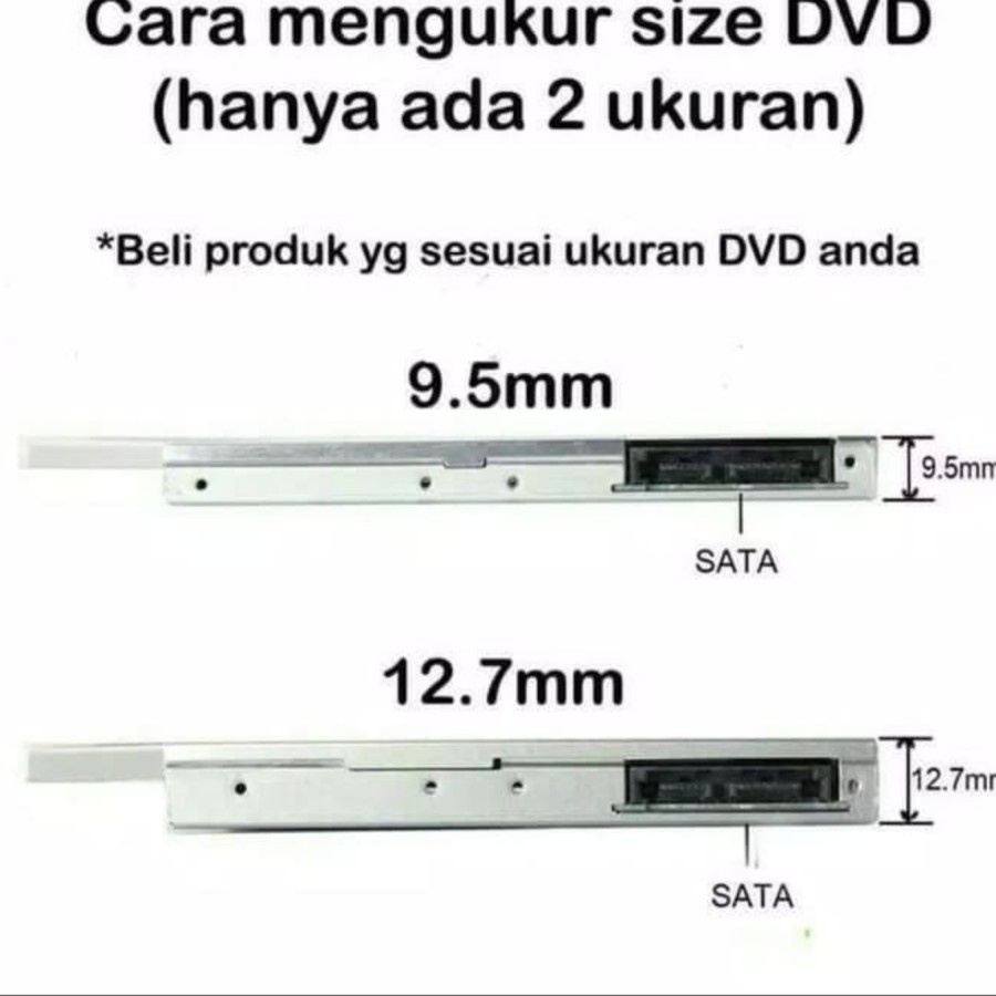 HDD Caddy SATA For NOTEBOOK / LAPTOP