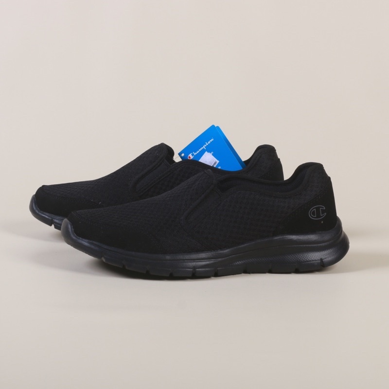 CHAMPION ENCORE SLIP ON "BLACK/BLACK" ORIGINAL (BNIB)