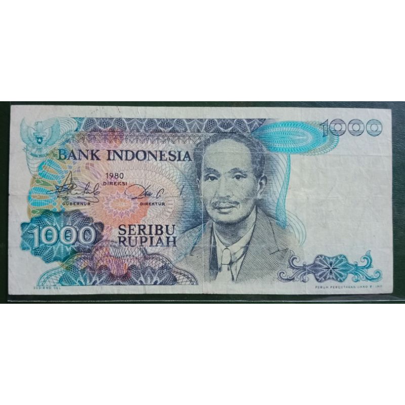 UANGKUNO 1000 RUPIAH SUTOMO THN 1980