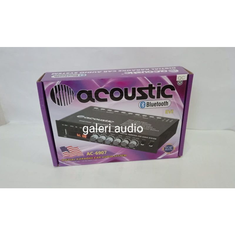 Parametrik/Pre Amp Acoustic AC-6907 Bluetooth digital karaoke original