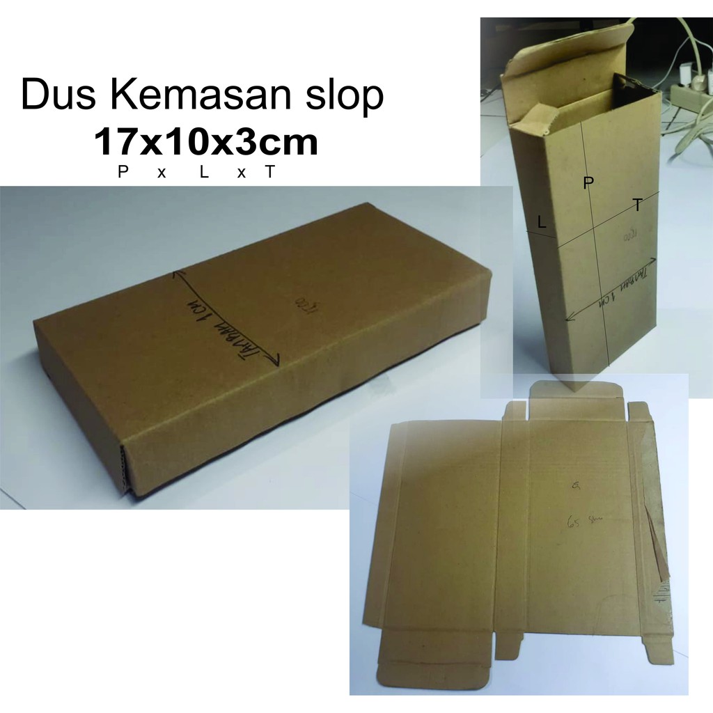 

Dus kemasan model slop single Wall