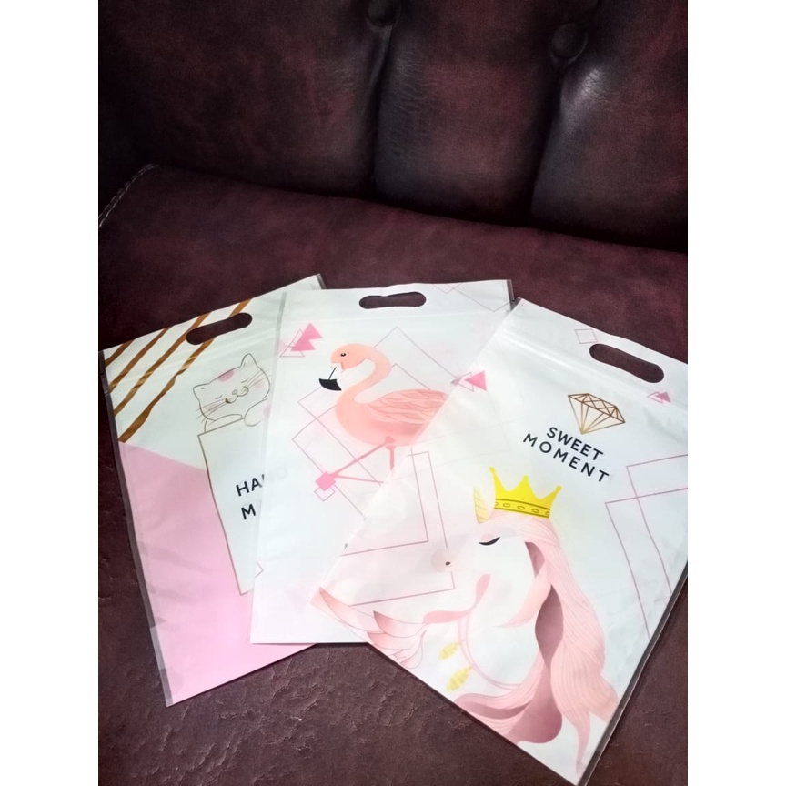 plastik kemasan lucu sweet moment/ plastik ziplock