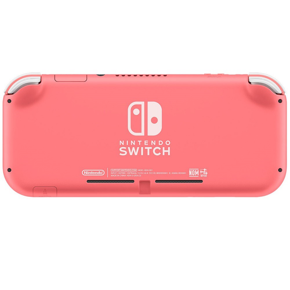 nintendo switch in coral