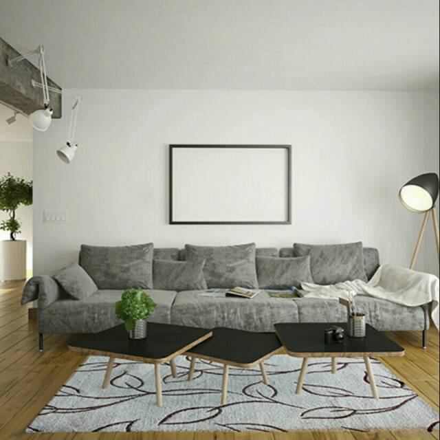 Karpet minimalis-scandinavian style-bahan microfiber