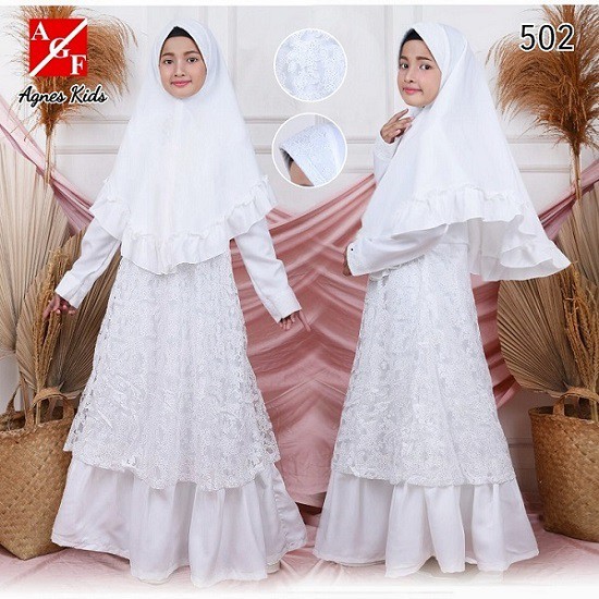 Agnes Hijab - Myla Kids Gamis Anak Perempuan & Dewasa Baju Muslim Anak Gamis Terbaru 2024 Dress Anak