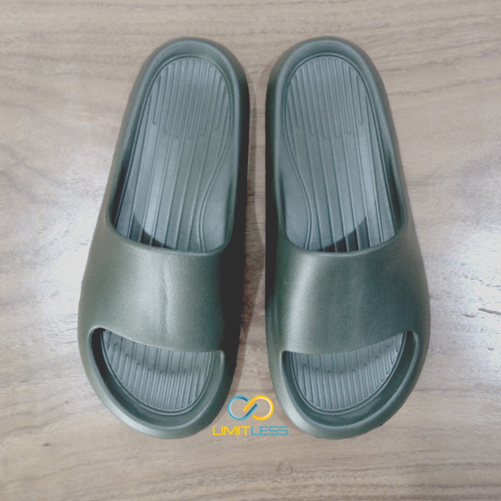 Sandal Pria Selop Limitless Empuk EVA Phylon Sendal Selop Cowok Kekinian Sandal Pria Distro Slide Rumah Sporty Korean Style Terbaru