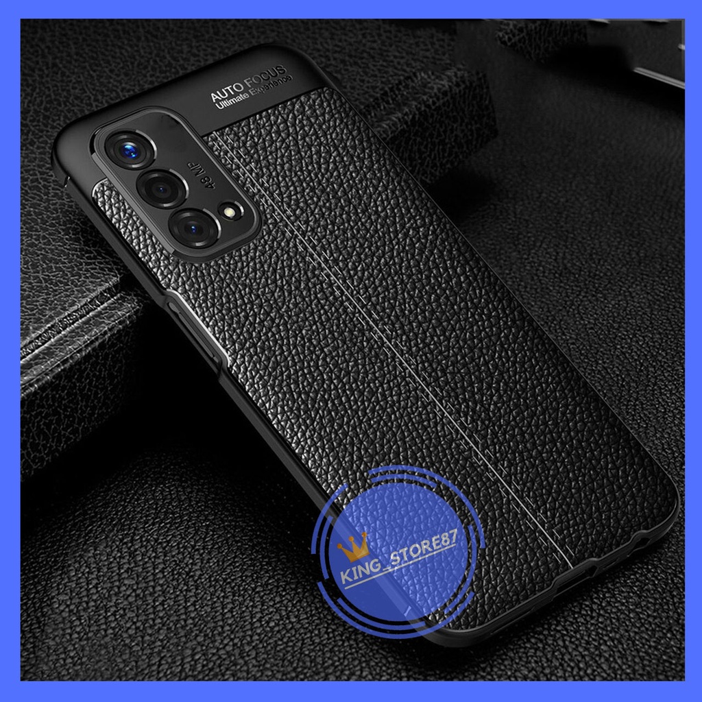 CASE OPPO A95 NEW-OPPO A74 4G-A74 5G-OPPO A54-RENO 5F AUTO FOCUS LEATHER PREMIUM SOFTCASE
