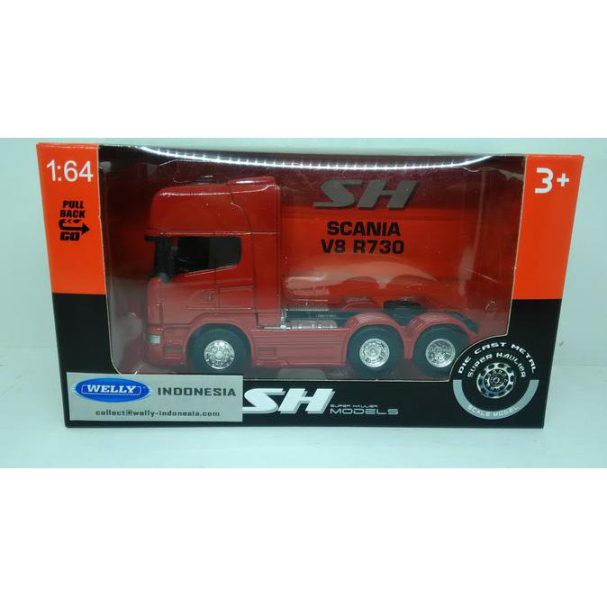 HOT SALE Miniatur Truk Scania V8 R730 Diecast Terjarmin