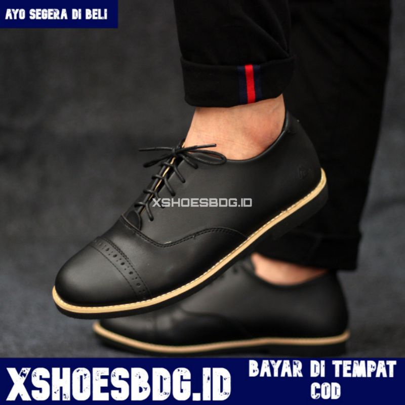 Sepatu Formal Pria Pantofel Hitam Pria Kerja Santai Kondangan Main Hitam Coklat