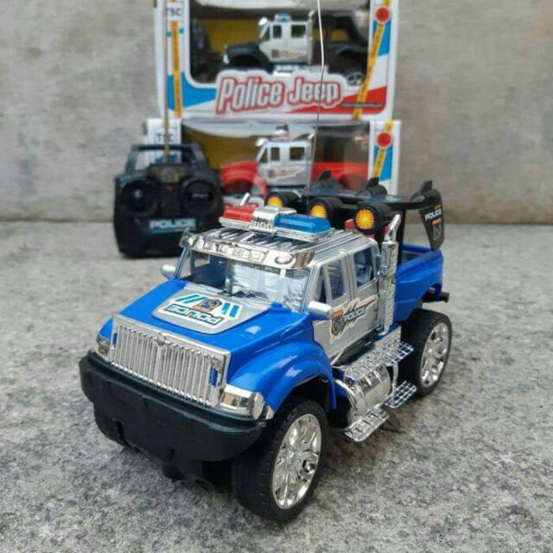 Mobil RC Police Jeep Remote Control / Mainan Mobil Remot Police Jeep