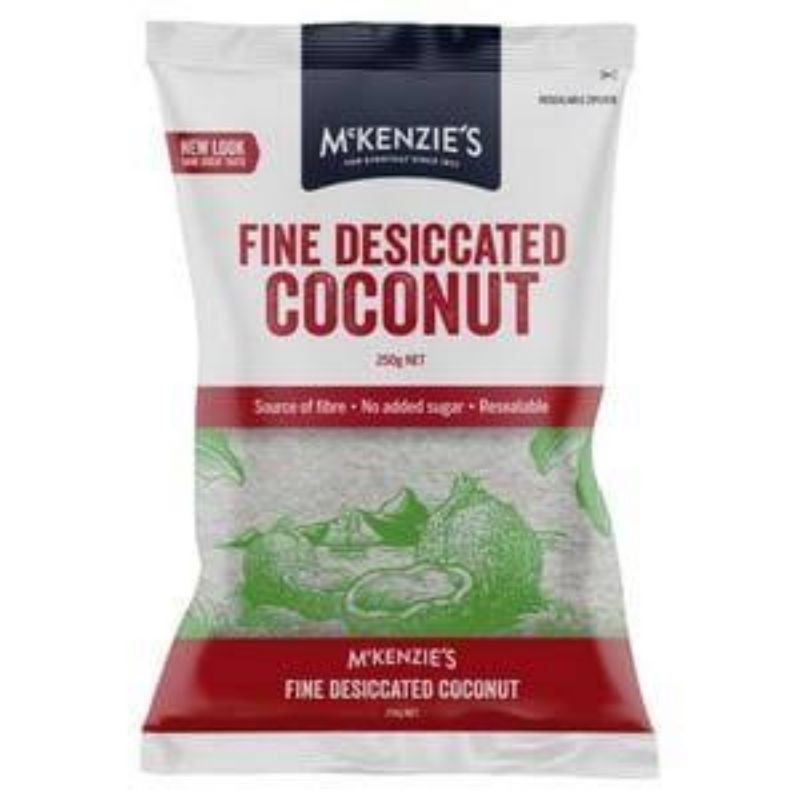 

MCKENZIE'S FINE DESSICATED COCONUT 250GR