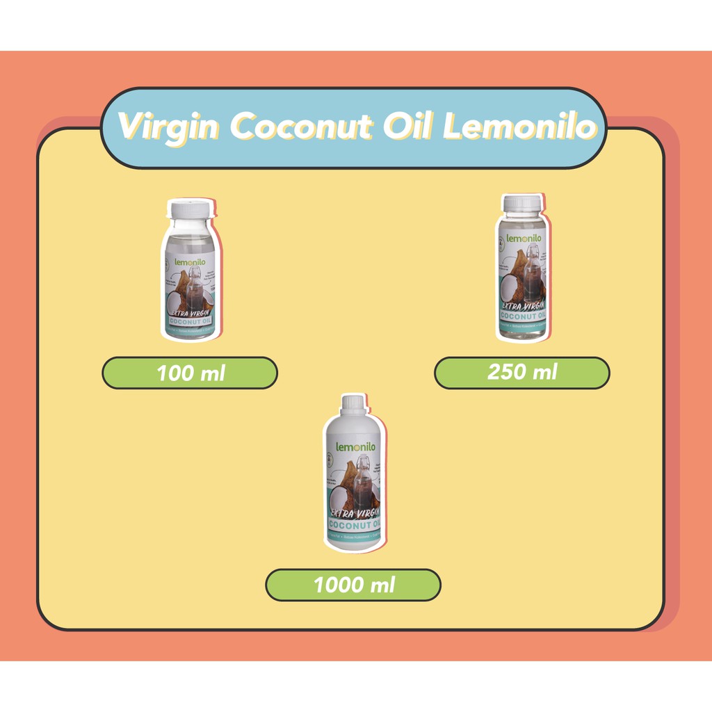 Lemonilo 100% Organic Extra Virgin Coconut Oil (VCO) 250 ml