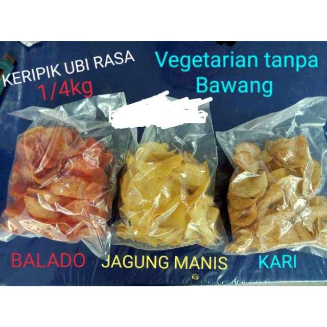 

Keripik ubi 1/4 kg ( harga per bungkus )