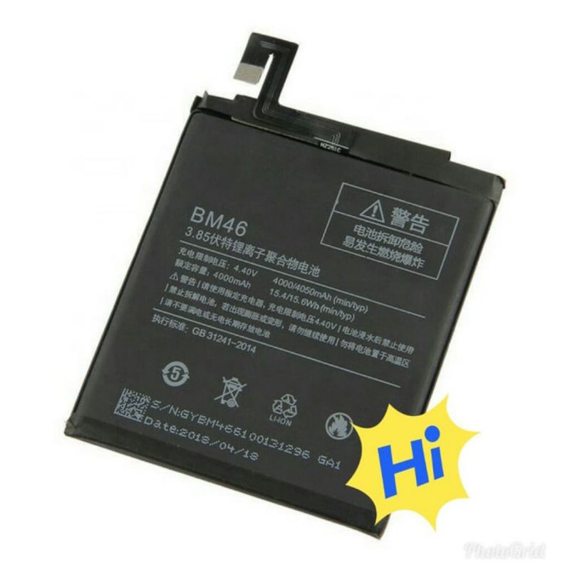 BM46 ORI Baterai Xiaomi Redmi Note 3 / BM46 / BM-46 / BM 46 ORIGINAL