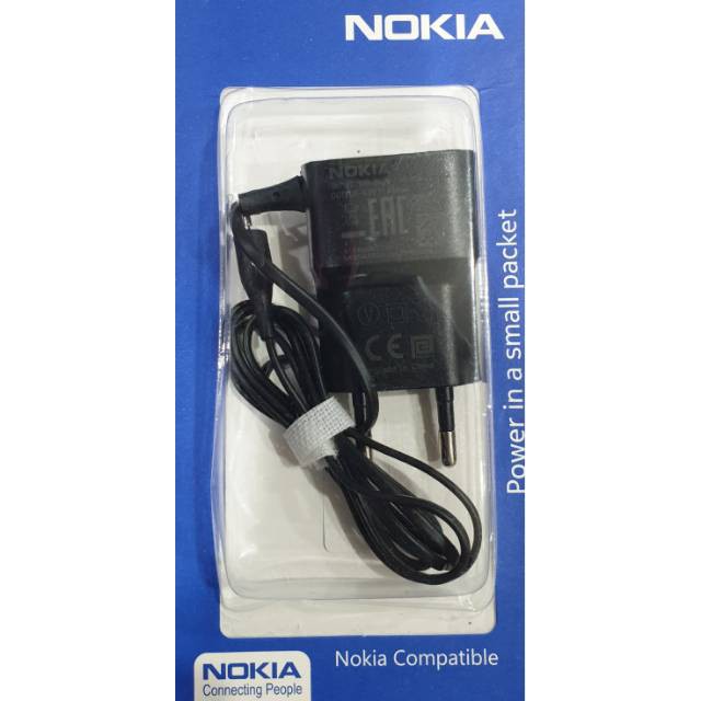 Charger Nokia N70 / N95 Jarum Kecil Original TC Nokia Colokan Kecil