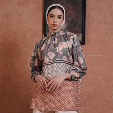 ALEZA Khaza Tunik Atasan Wanita Muslim