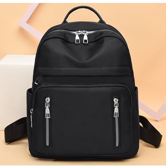 TAS RANSEL WANITA BACKPACK KOREA PREMIUM IMPORT ANTI AIR HITAM PINAPA TA438B5 SEKOLAH CEWEK GENDONG PUNGGUNG KERJA KULIAH BATAM KEKINIAN MURAH