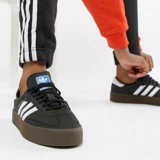 black adidas samba womens