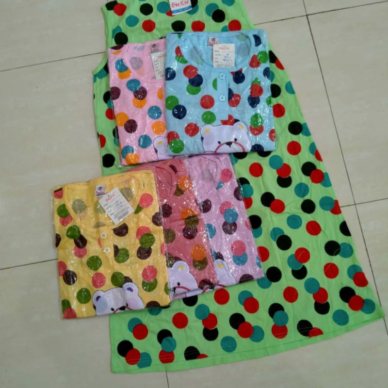 Baju Tidur SIELIE Daster Kutung/singlet Standart / All Size 191705 O
