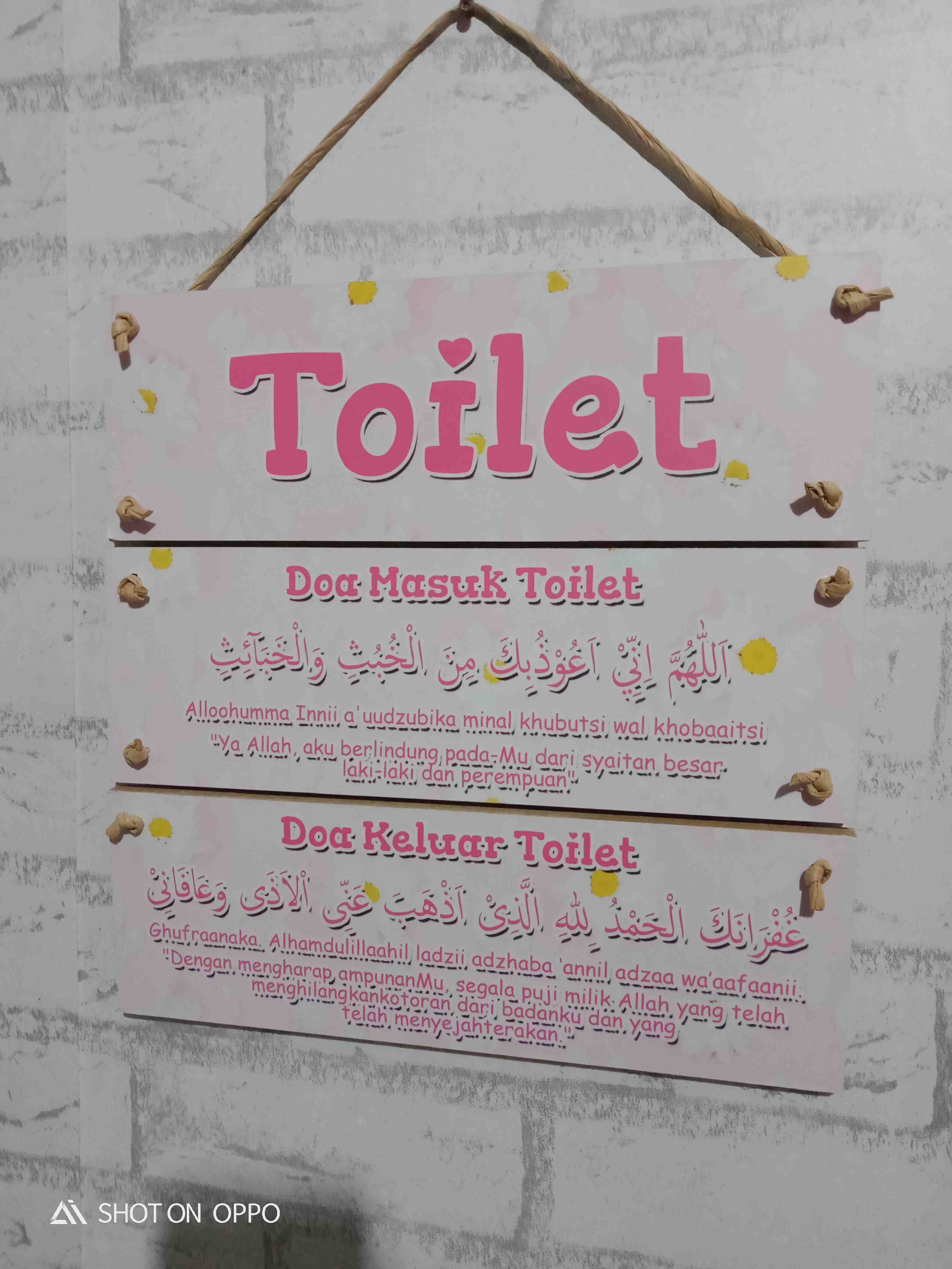 Wp Project Hiasan Dinding Walldecor Pajangan Dinding Shabby Chic Toilet