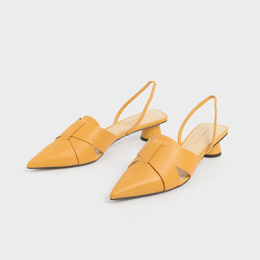 CNK C&K Cylindrical Heels Slingback Pump 197-4