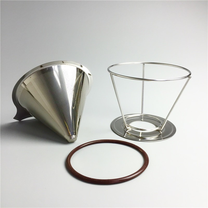 BAYAR DI TEMPAT Filter Penyaring Kopi V60 Cone Coffee Dripper Filter Double Layer Large