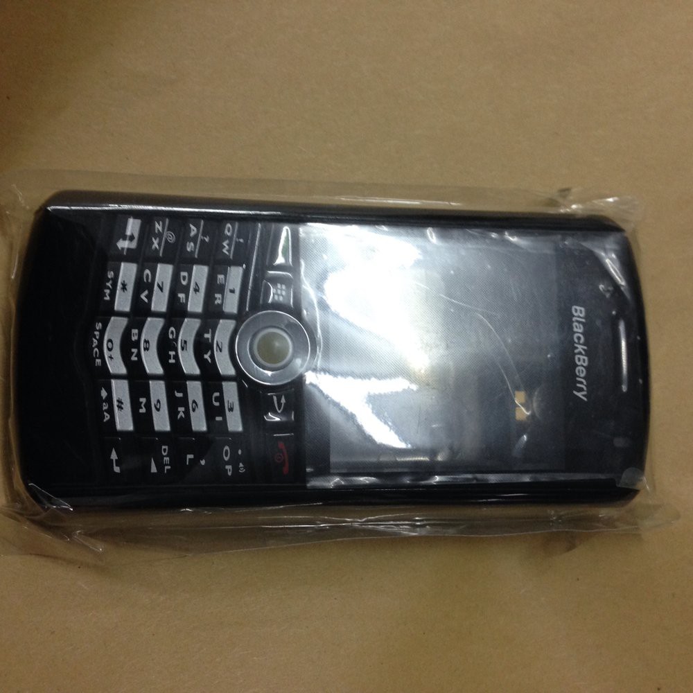 Casing Kesing Fullset+tulang Bb Blackberry Pearl Classic 8100 Bonus Trackball 2 Pilihan Warna Hitam