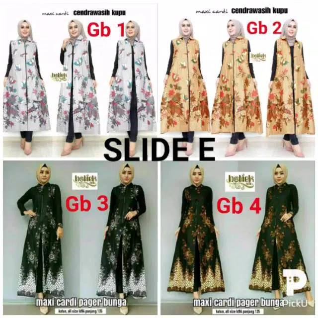 Outer batik JUMBO motif terbaru longcardi terlaris