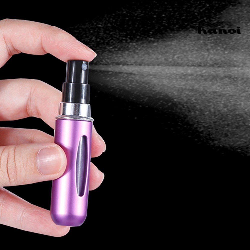 PZ_5ml Portable Travel Mini Refillable Perfume Spray Bottle Atomizer Container