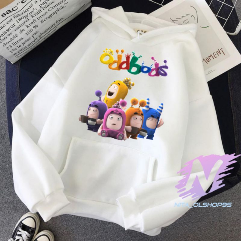 Hoodie oddbods Hoodie sweter anak kartun oddbods