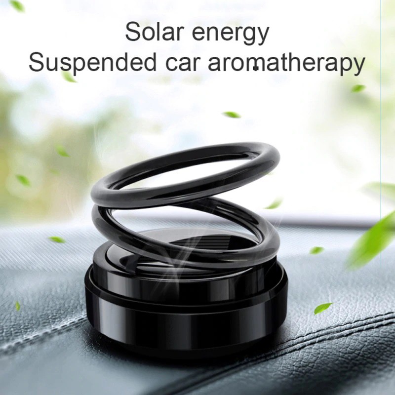 Car fragrances Parfum Mobil Aromatherapy solar Panel Rotating Decoration Solar Panel XS188